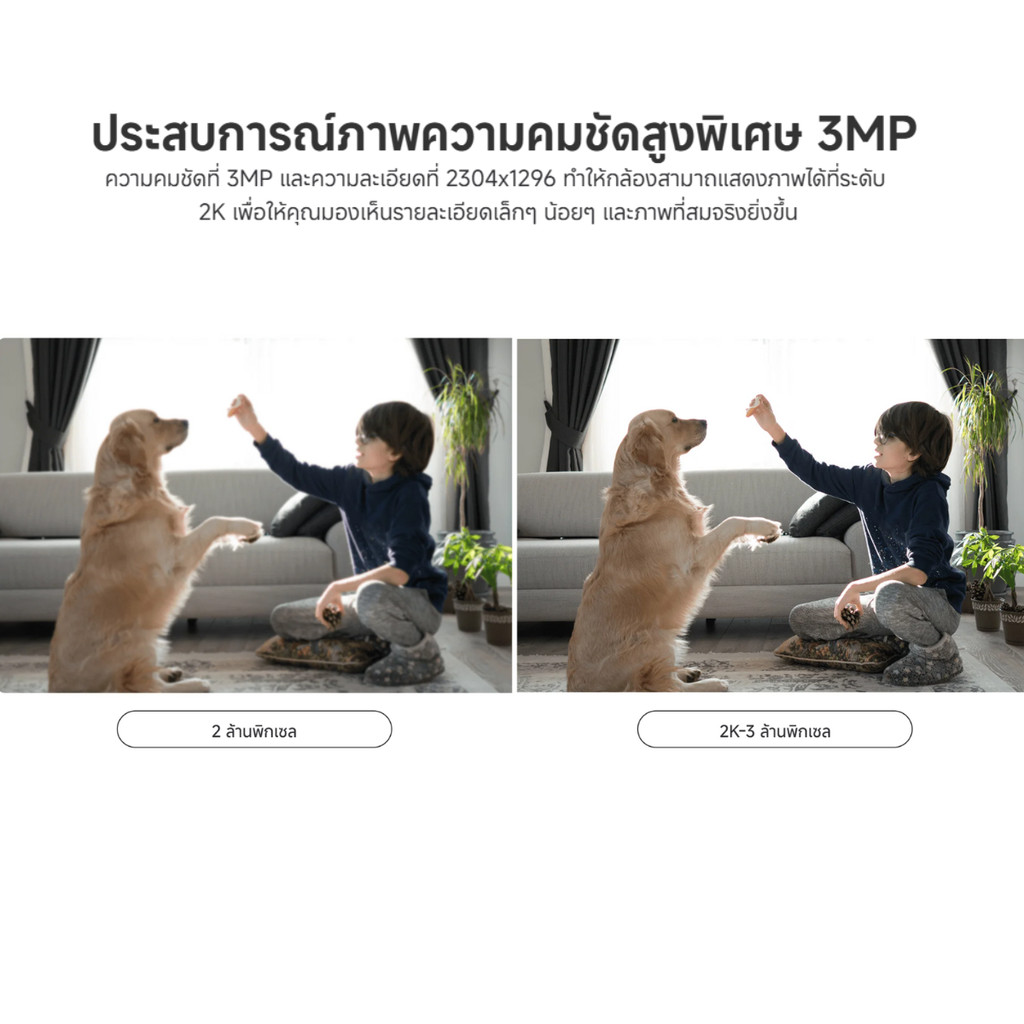 Xiaomi Smart Camera C301 กล้องวงจรปิด คุณภาพระดับ 2K ประกันศูนย์ไทย 1 ปี