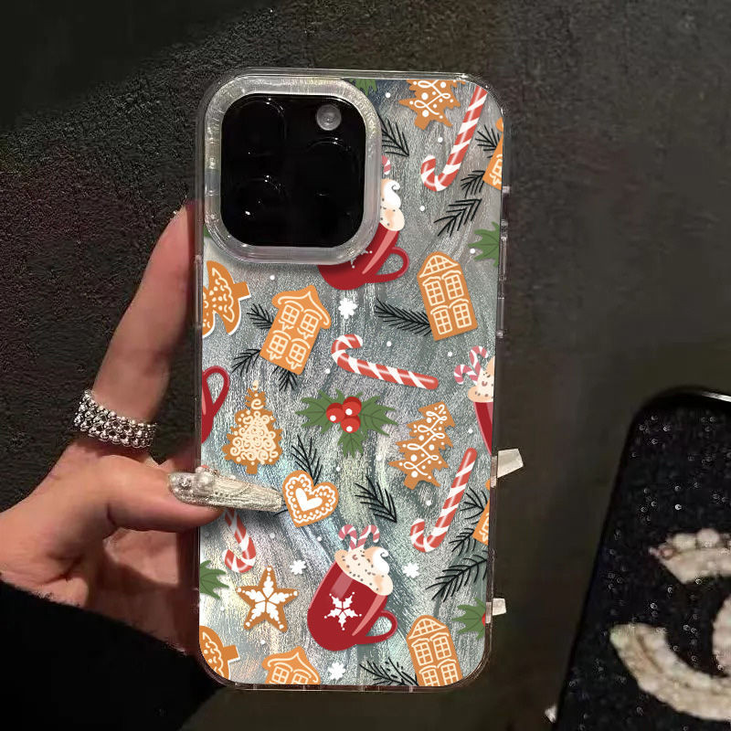 Christmas Room Coffee iPhone15/14ProMax เคสโทรศัพท์ Apple 13/12/11 Creative XS/XR/X Soft 8/16