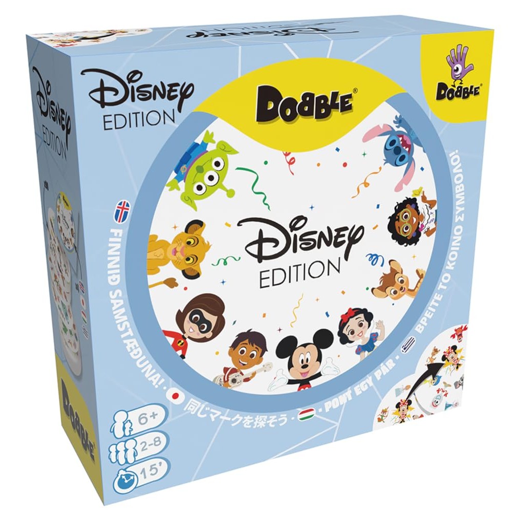 Hobby Japan Dobble: Disney Edition Multilingual Version (สําหรับผู้เล่น 2-8 คน 15 นาที เหมาะสําหรับอ