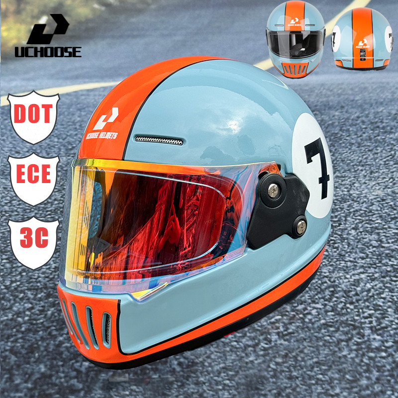 หมวกกันน็อครถจักรยานยนต์ย้อนยุค DOT Certification หมวกกันน็อคเปิดหน้าฤดูร้อน Moto หมวกกันน็อค Capacete De Casco Vintage Casque Vintage motor