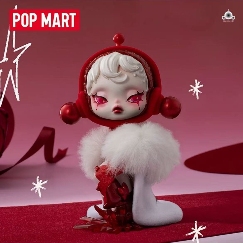 Popmart Bubble Mart skullpanda Wish time to Series handmart blind BOX ซ่อนทั้งกล่องครบชุดไม่เปิด