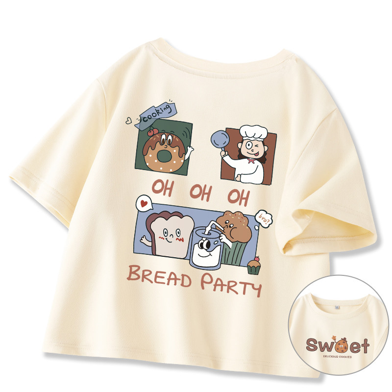 (จัดส่งตลอด 24 ชั่วโมง)KIDS PRINCESS เสื้อยืดผู้หญิงของแบรนด์ Baleno แบบใหม่ในปี 2024 เสื้อผ้าที่ทำจากผ้าฝ้ายบริสุทธิ์