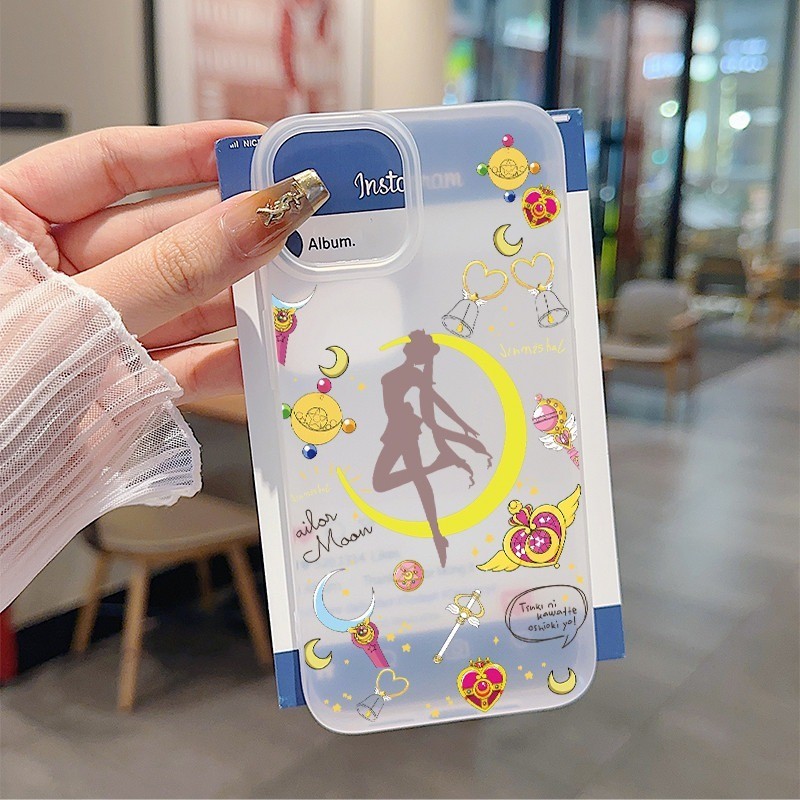 COD ใช้ได้กับ IPhone 11 15 13 14 12 Pro Max 14 15 7 Plus XR XSMAX เซเลอร์มูนเคสโทรศัพท์แอนิเมชั่นแบรนด์เคสกันกระแทก