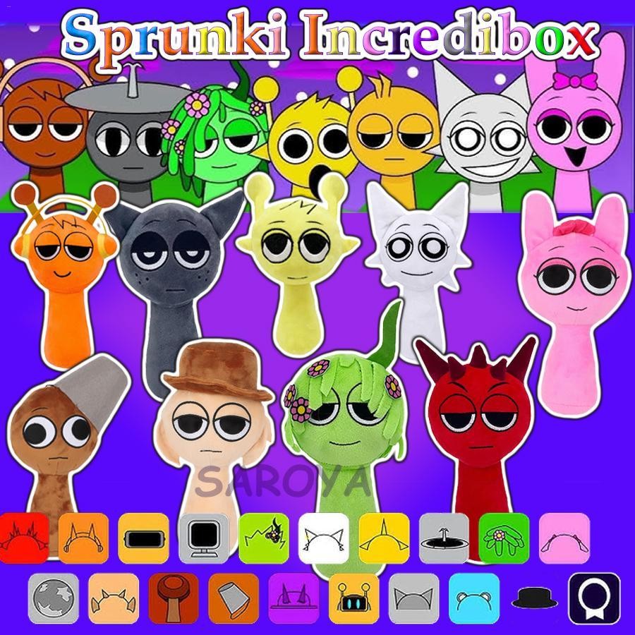 Sprunki Plush Sprunki Oren Raddy Tunner Wenda ตุ๊กตาของเล่น Incredibox ของขวัญสําหรับเด็ก lameintth