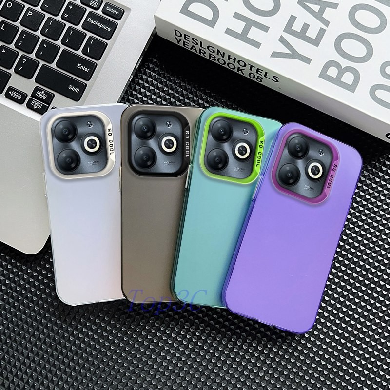 เคส infinix Hot 40i,Minimally infinix Smart 8 Pro ออกแบบใหม่เคสป้องกันโทรศัพท์ป้องกันการตก CYK
