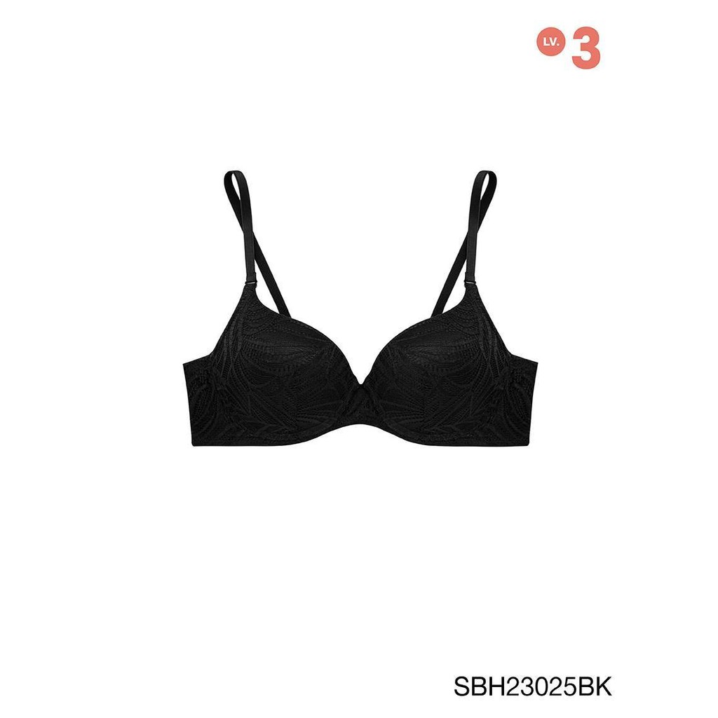 Sabina Soft Doomm Level 3 เสื้อชั้นใน มีโครง รหัส SBH23025BK - สีดำ