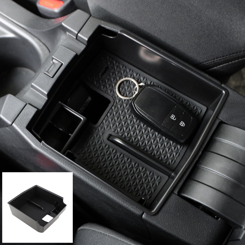Toyota Corolla Cross XG10 2019 - 2024 กล่องเก็บของที่เท้าแขนรถยนต์อุปกรณ์เสริมถาด Organizer
