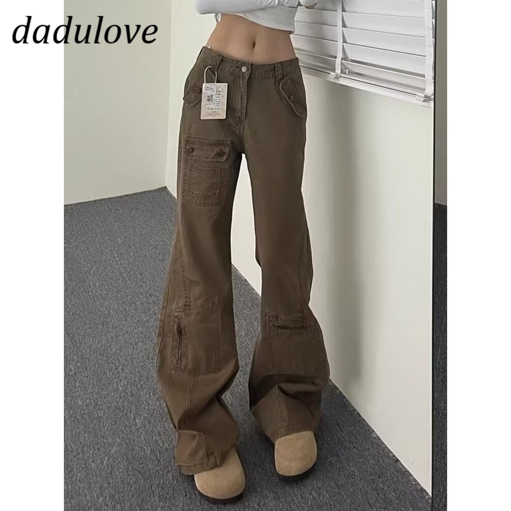 DaDulove2026 American Ins High Street Spotted Jeans Niche High Waist Loose Wide Leg Pants plus Size Trousers - รูปที่ 2