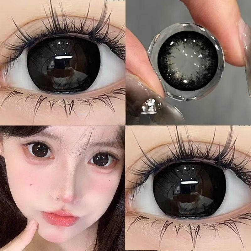 （COD）-100~-600 2pcs+BOX  คอนแทคเลนส์สี  คอนแทคเลนส์รายปี คอนแทคเลนส์ คอนแทคเลนส์สายตาสั้น 14.0mm/14.5mm 087 ราคา ถูกที่สุด ดีลบีเคเค แกลเลอรีภาพที่ 9