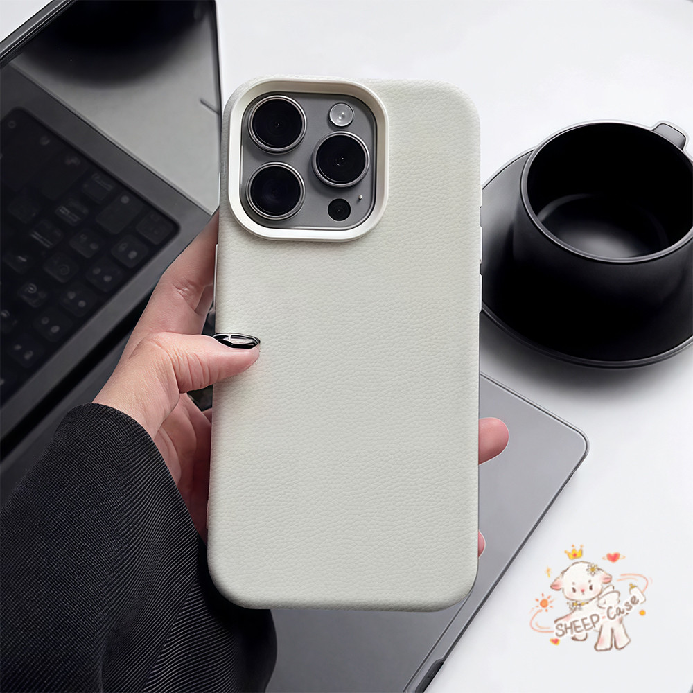 ✨ นี่ยม! ✨เคสเหมือนเปลือกลิ้นจี่ สําหรับ IPhone 16 15 14 13 7 8plus Pro Promax XR XS  สัมผัสที่สะดวกสบาย