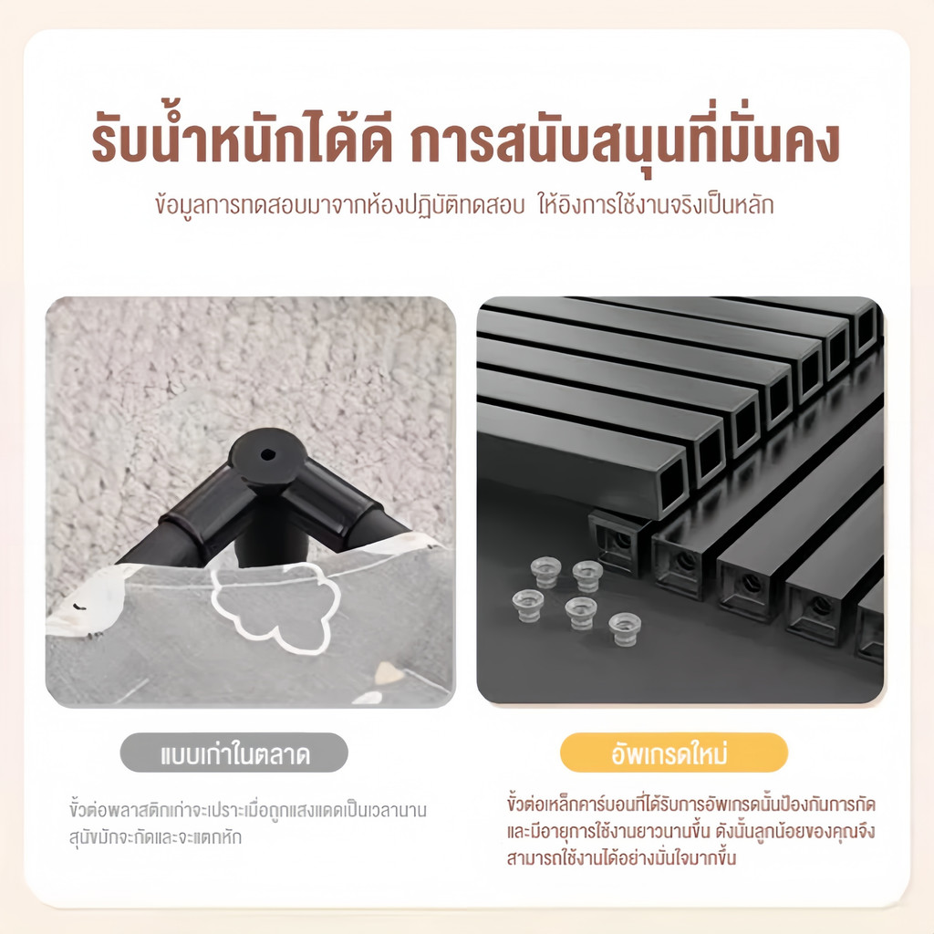 QQ PET เตียงสัตว์เลี้ยง รับน้ำหนัก 65kg ป้องกันการกดทับ ที่นอนหมา เตียงสุนัข ผ้าตาข่าย ระบายอากาศ - รูปที่ 5