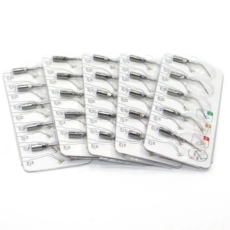 5pcs ทันตกรรม Scaler เคล็ดลับ Ultrasonic Scaler Tip G1/G2/G3/G4/P1 Fit สําหรับ EMS/WOODPECKER ทันตกร