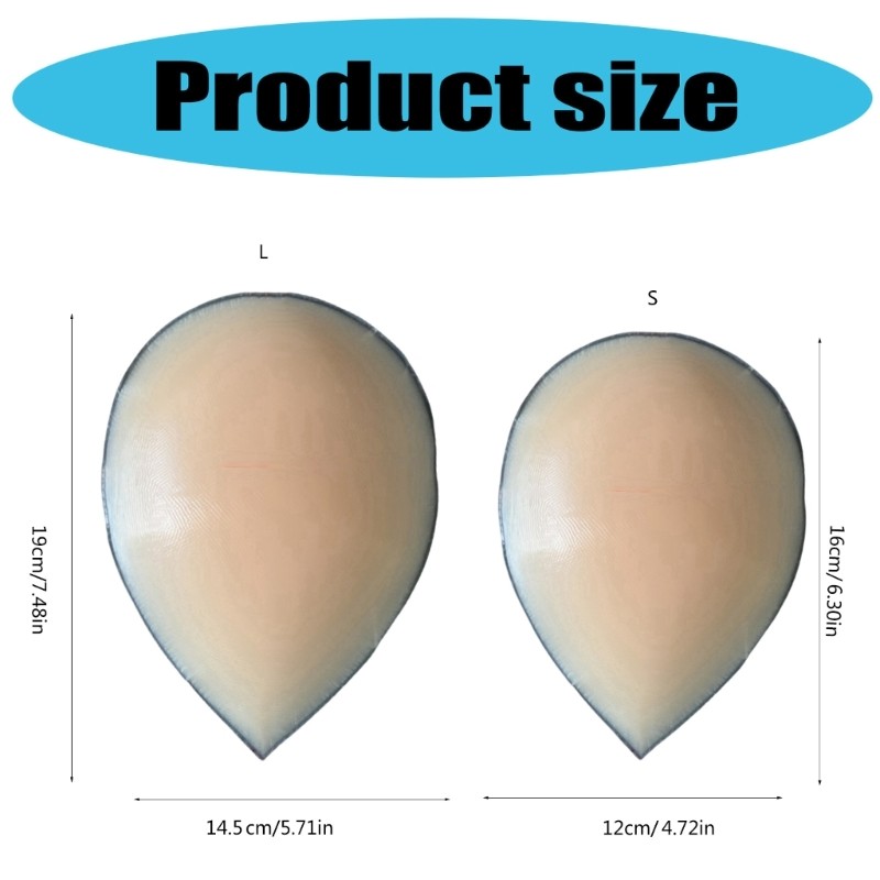 Ppy 2 ชิ้นกาวซิลิโคนต้นขา Enhancer แผ่นสะโพก Body Shaper ชุดชั้นในแทรก ราคา ถูกที่สุด ดีลบีเคเค แกลเลอรีภาพที่ 2