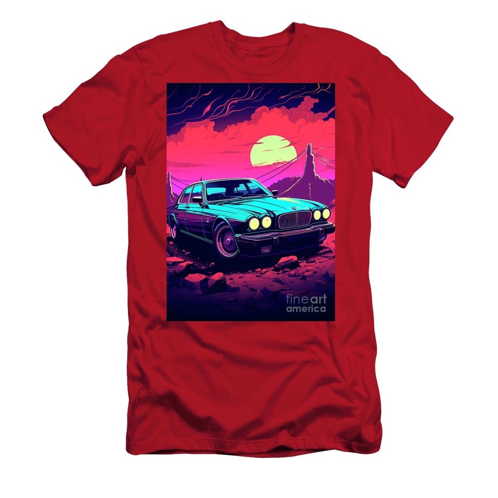 [เก็บเงินปลายทาง]เสื้อวินเทจ Vintage Car 140 Jaguar XJ Retro Revival Rides T-Shirt แท้ Cotton 100% ใ