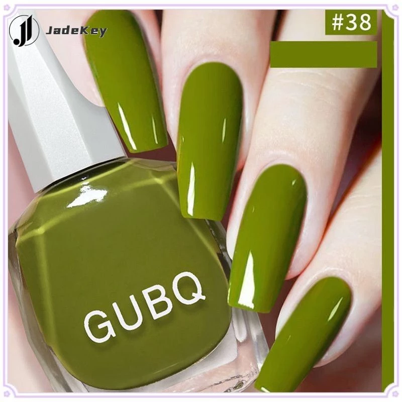 【มีในสต๊อก】น้ำยาทาเล็บ 12มล./ขวด ไม่ฉีกขาด ไม่อบ สีเขียวกุหลาบ สีแดงสด สีนู้ด พร้อมอุปกรณ์เพ้นท์เล็บแบบแฟลช 【JadeKey】