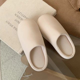 XIXITIAO รองเท้าแตะทุกปี Universal ชายหญิงนักเรียน Soft Sole Simple Mute ผ้าฝ้ายลินินในร่ม