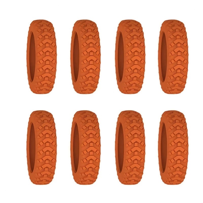 8 ชิ้น ที่หุ้มล้อเป๋าเดินทาง ล้อยางซิลิโคน สำหรับหุ้มล้อกระเป๋าเดินทาง เก้าอี้สำนักงาน ลดเสียงรบกวน ลดการสึกหรอจํานวน