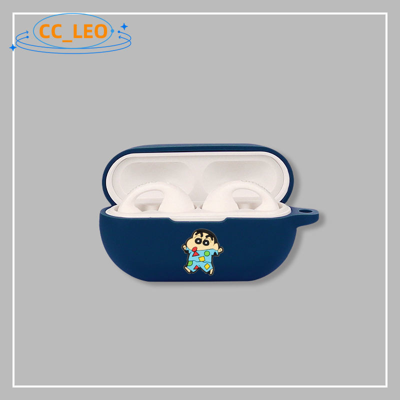 For Sony Ambie AM-TW02 Case Sony Ambie AM-TW01 Cute Crayon Shin-chan Cartoon Bear One-piece Silicone