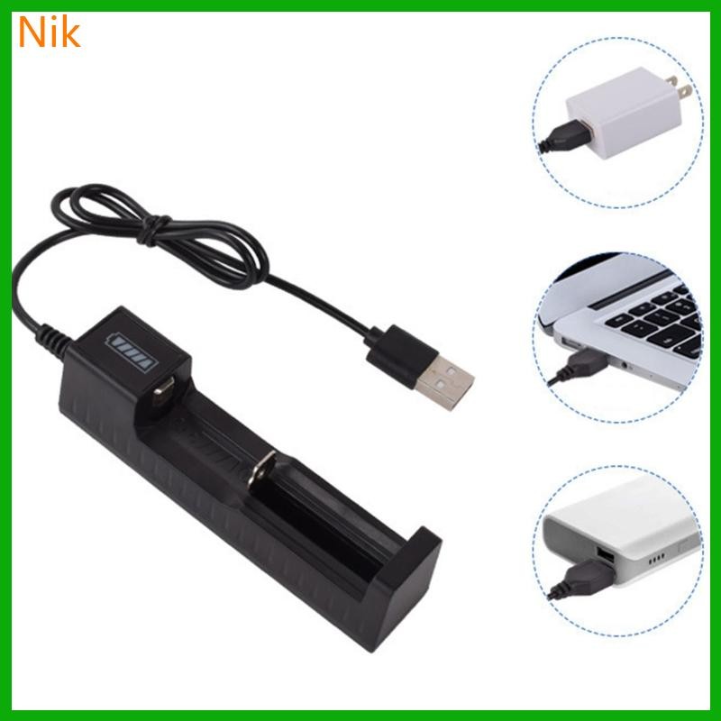 USB Universal  Charging Adapter for 4.2V 18650 18490 Li-ion Batteries