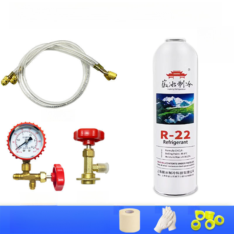 สารทำความเย็น R22 เครื่องมือเติมสารทำความเย็นในบ้าน R410A สารทำความเย็นในรถยนต์ 134a สารทำความเย็นฟร