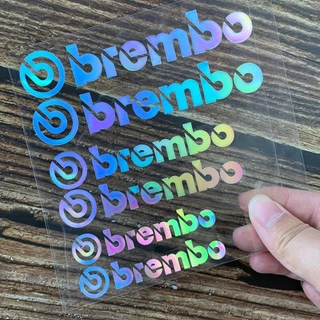 ขายร้อนสติ๊กเกอร์คาลิปเปอร์ Brembo การออกแบบสะท้อนแสงทนอุณหภูมิสูง Universal Fit รถจักรยานยนต์และรถยนต์