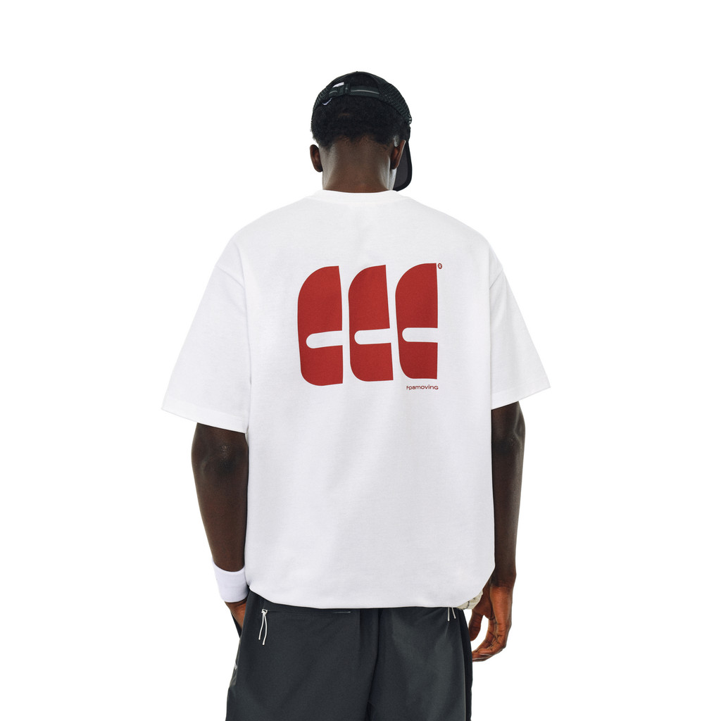 FPA กีฬาแฟชั่นสบายๆ All-Match ผ้าฝ้ายแท้ Breathable หลวมรอบคอผู้ชายผู้หญิงสไตล์เดียวกันเสื้อยืด