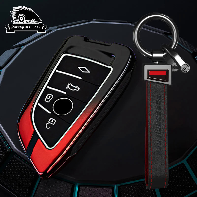 New Alloy Car Key Case Cover For BMW 2 3 4 5 Series i4 6GT X1 X3 X5 X6 F46 G20 G22 G30 G32 G42 G11 G