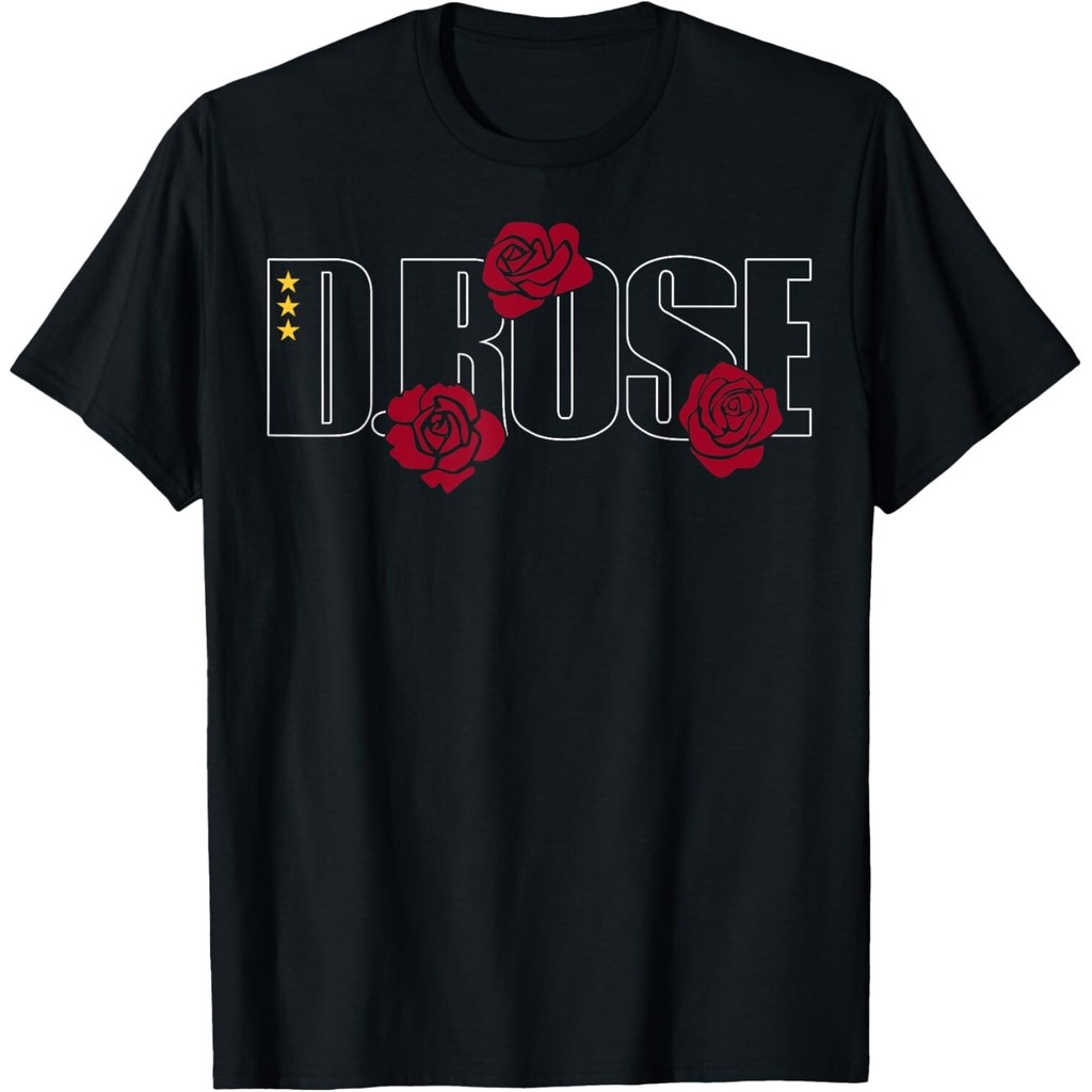 D Rose Shirt T-Shirt เสื้อยืด Unisex