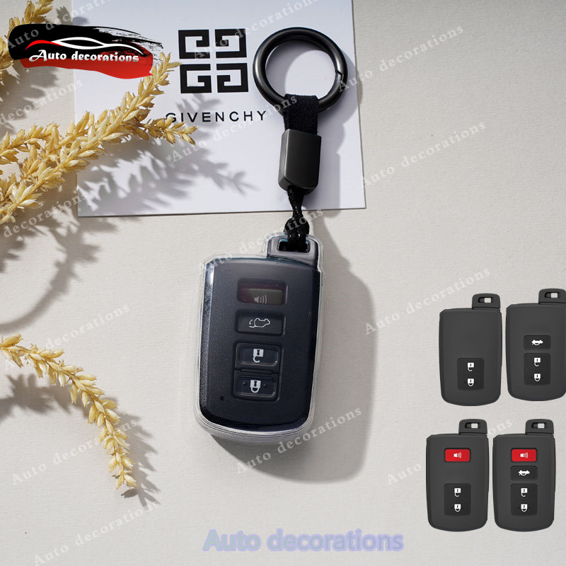 โตโยต้า อัลติส 2018-2019 ปลอกกุญแจ คัมรี่ 2014 เอติโม่ อัลติส 2014 พวงกุญแจด้านบน คัมรี่ ไฮบริด เคสกุญแจอัจฉริยะ ปลอกกุญแจใส - รูปที่ 2