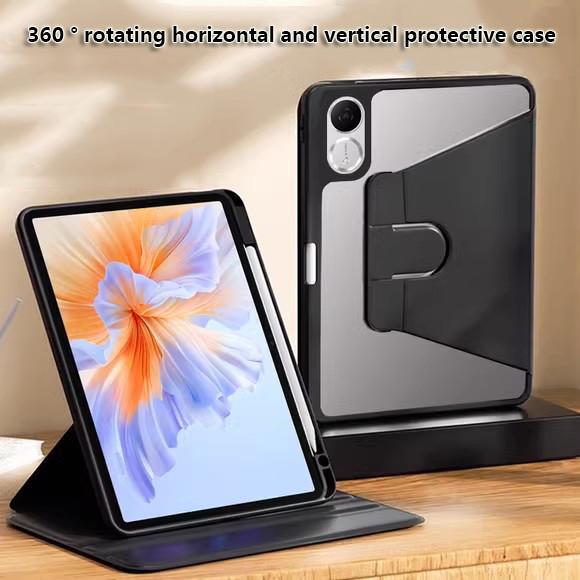 720 ° การหมุนอะคริลิคใสสําหรับ Honor Pad V9 X9a X9 Pro 11.5 นิ้ว 2025 X8a 11 X9 X8Pro 11.5 X8 Lite พ