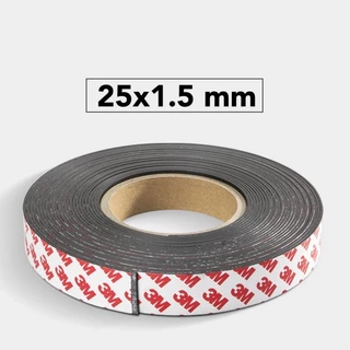 แม่เหล็ก แม่เหล็กเส้นยาง magnet แม่เหล็กยางเส้น 3M พร้อมกาว ( 1 เมตร )