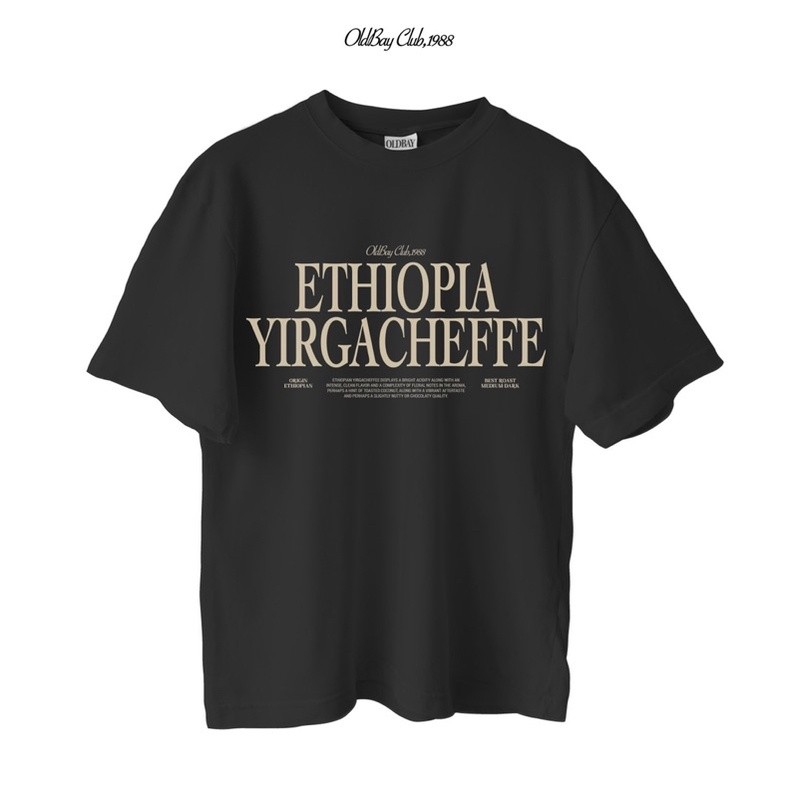 ✨พร้อมส่ง✨OLDBAY® Oversize Tees  “Ethiopia Yirgacheffe”