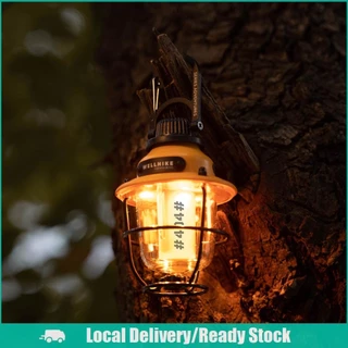[จัดส่งในพื้นที่] ไฟ LED โดยรอบแบบพกพา Stepless Dimming 30h Max Runtime สําหรับการตกปลาเดินป่า