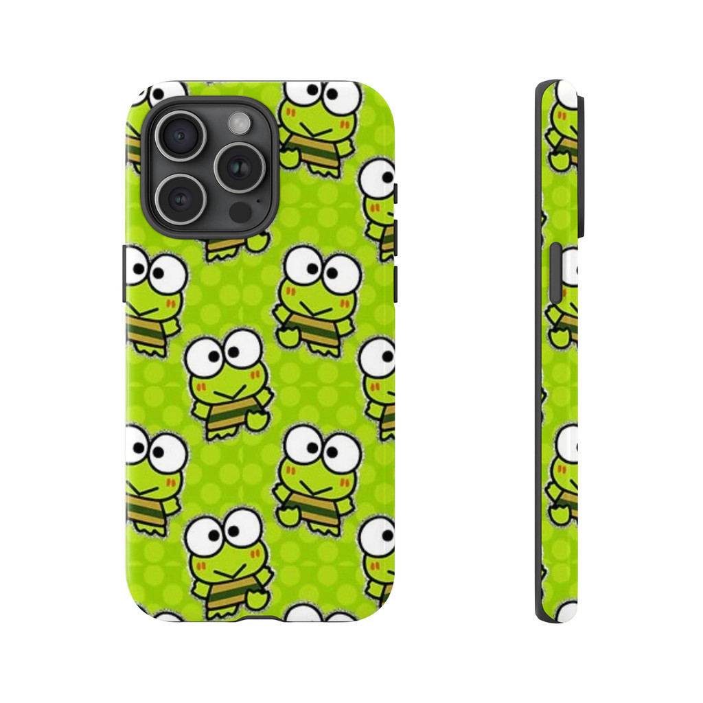 KeroKeroKeroppi น่ารัก Tough เคสโทรศัพท์ Iphone 17 16 15 14 13 12 11 ProMax 16E 13Mini XSMAX XR 7 8Plus