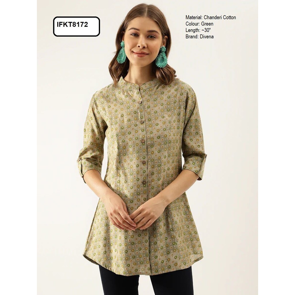 [Size XS (36") ถึง M (40")] เสื้อ Kurti Short Brand Plus Size