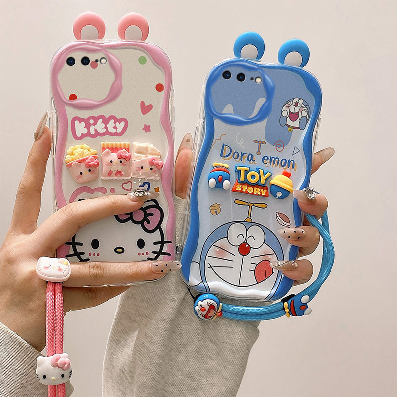 เคส iPhone 7 Plus iPhone 8 Plus iPhone 6 6s Plus SE2020 TPU ซิลิโคนครีมเชลล์ตุ๊กตาของเล่นแฟชั่นเคสโทรศัพท์ NYGZ