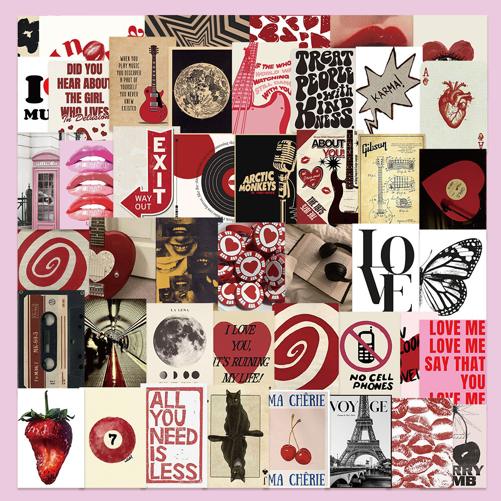 ❉ สาวดาวน์ทาวน์ Y2K . สติ๊กเกอร์ Mini Poster Series 01 ❉ 50 ชิ้น/เซ็ตแฟชั่น DIY สติ๊กเกอร์กันน้ํา Do