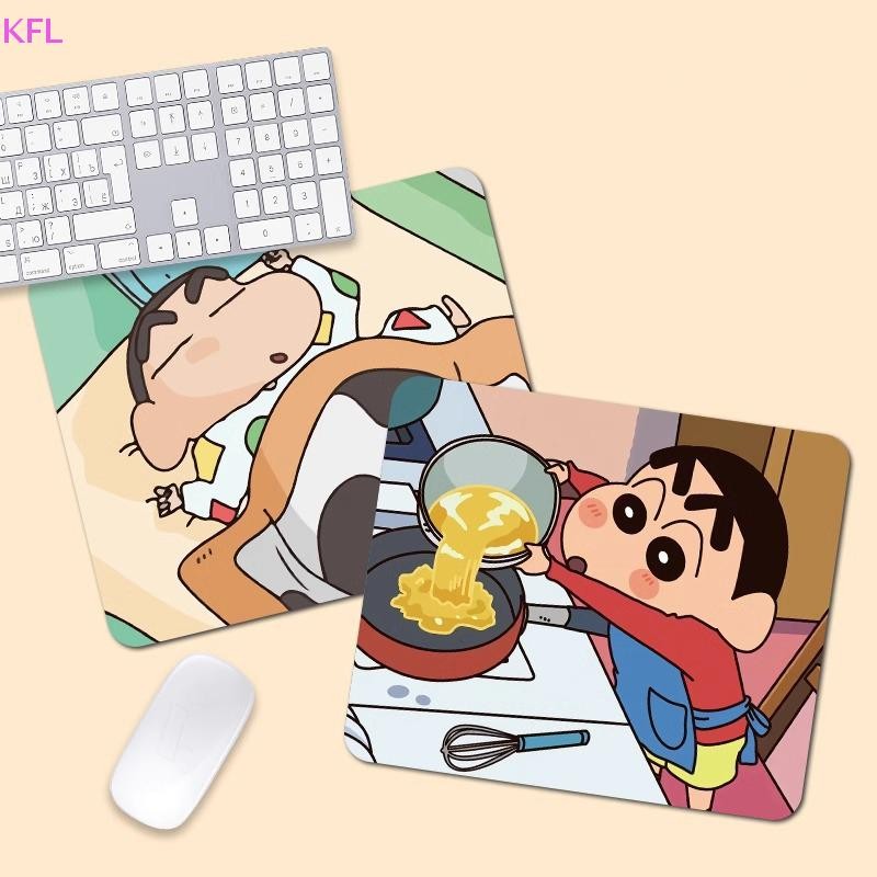 (KFL) Crayon Shin-chans Gaming Mouse Pad อะนิเมะน่ารักเดสก์ท็อป Mausepad สําหรับคอมพิวเตอร์สํานักงาน Gamer แผ่นรองเม้าส์ Anti-slip ทําความสะอาดง่ายขายร้อน