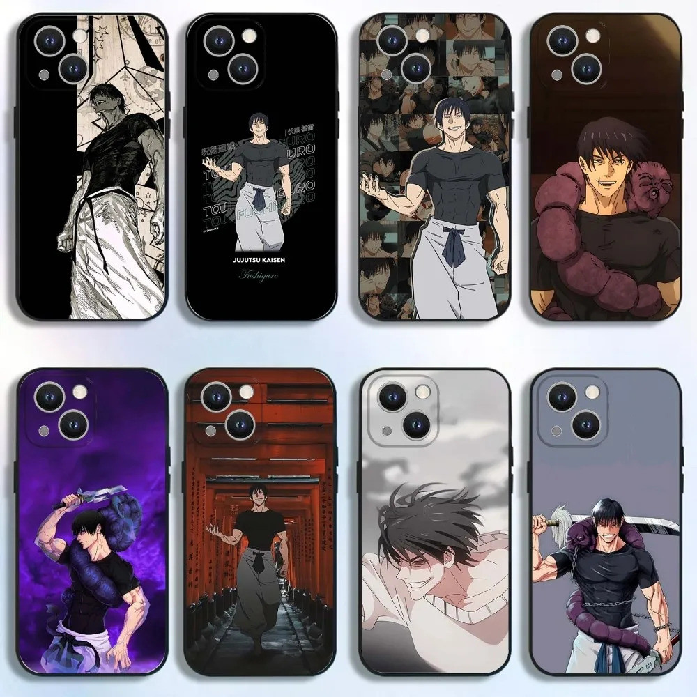 TP-1 Toji Fushiguro J-jujutsu เคสโทรศัพท์สําหรับ iPhone 16, 17,15,14,13,12,11 Plus,Pro Max,XS,X,XR,S