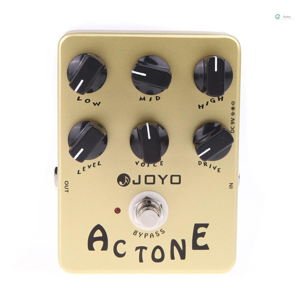 Joyo JF-13 AC Tone Vox Amp Simulator กีตาร์เอฟเฟกต์เหยียบ True Bypass