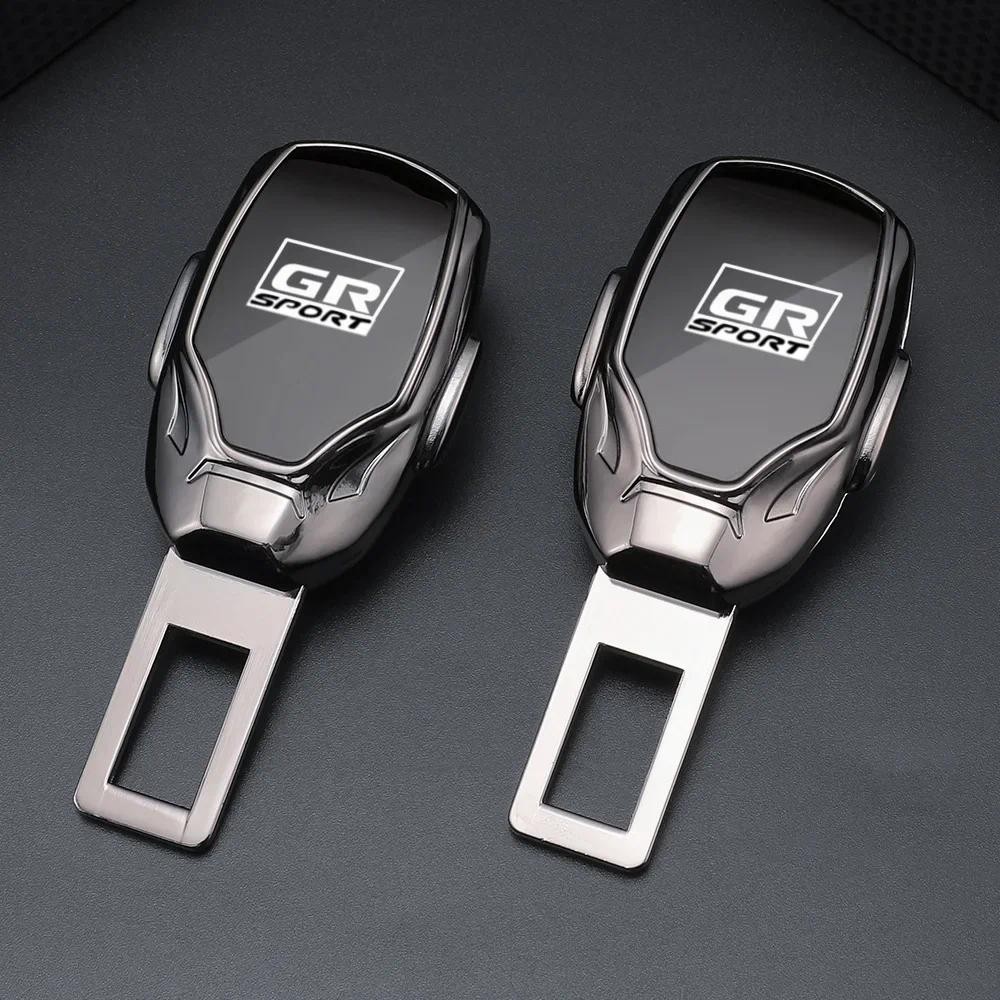 เข็มขัดนิรภัยรถยนต์ locker carabiner extender เข็มขัดประกันแทรกหัวเข็มขัด GR SPORT โลโก้สําหรับ Toyota