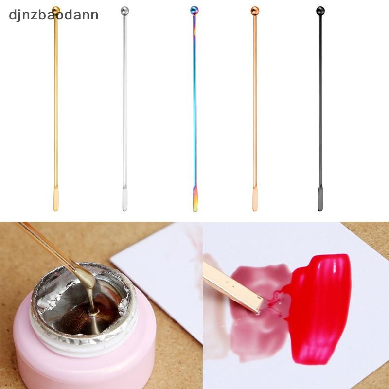[DJNZ] 1pc เหล็กเล็บกวน Rod Gel Picker เครื่องมือสําหรับผงกาวเหลว Rhinestone อะคริลิค UV Gel ผสม DIY อุปกรณ์เครื่องประดับ NGSS