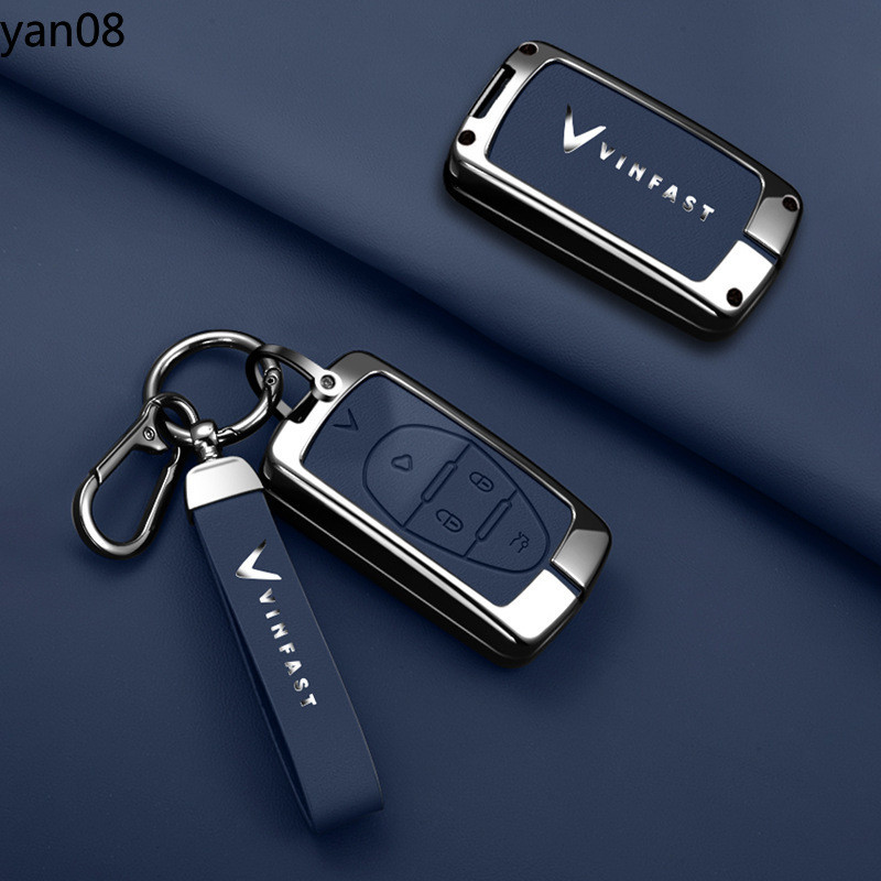 สําหรับ Vinfast โลหะกุญแจรถชุดกุญแจสําหรับ Vinfast E34, VF E34, VF6, VF7, VF8, VF9 พวงกุญแจอุปกรณ์เส