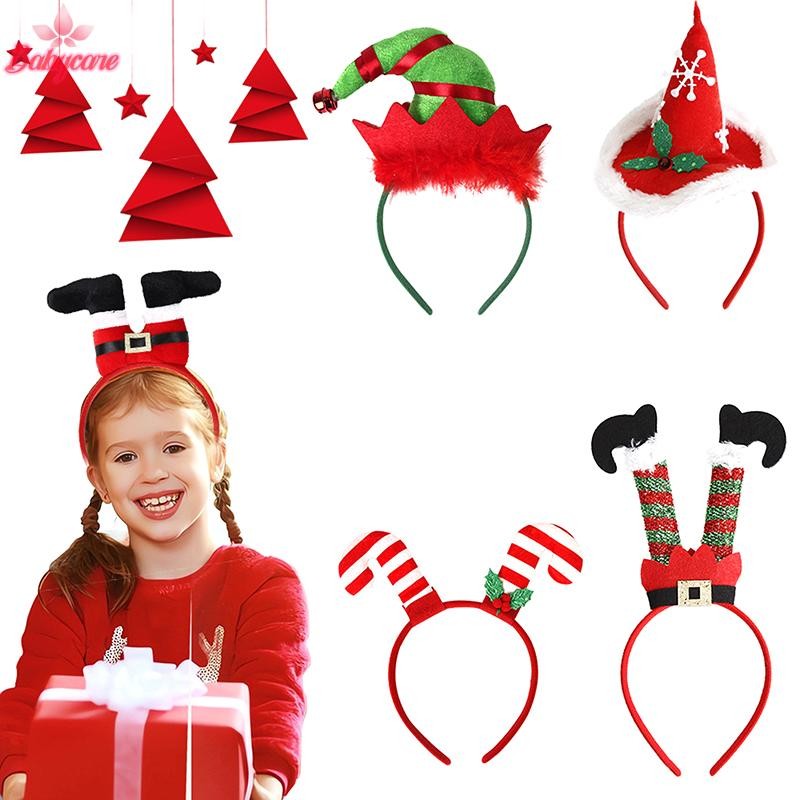 Byce>merry Christmas Decorative For Home Christmas Hair Accessories Xmas new Year Decor ใหม่