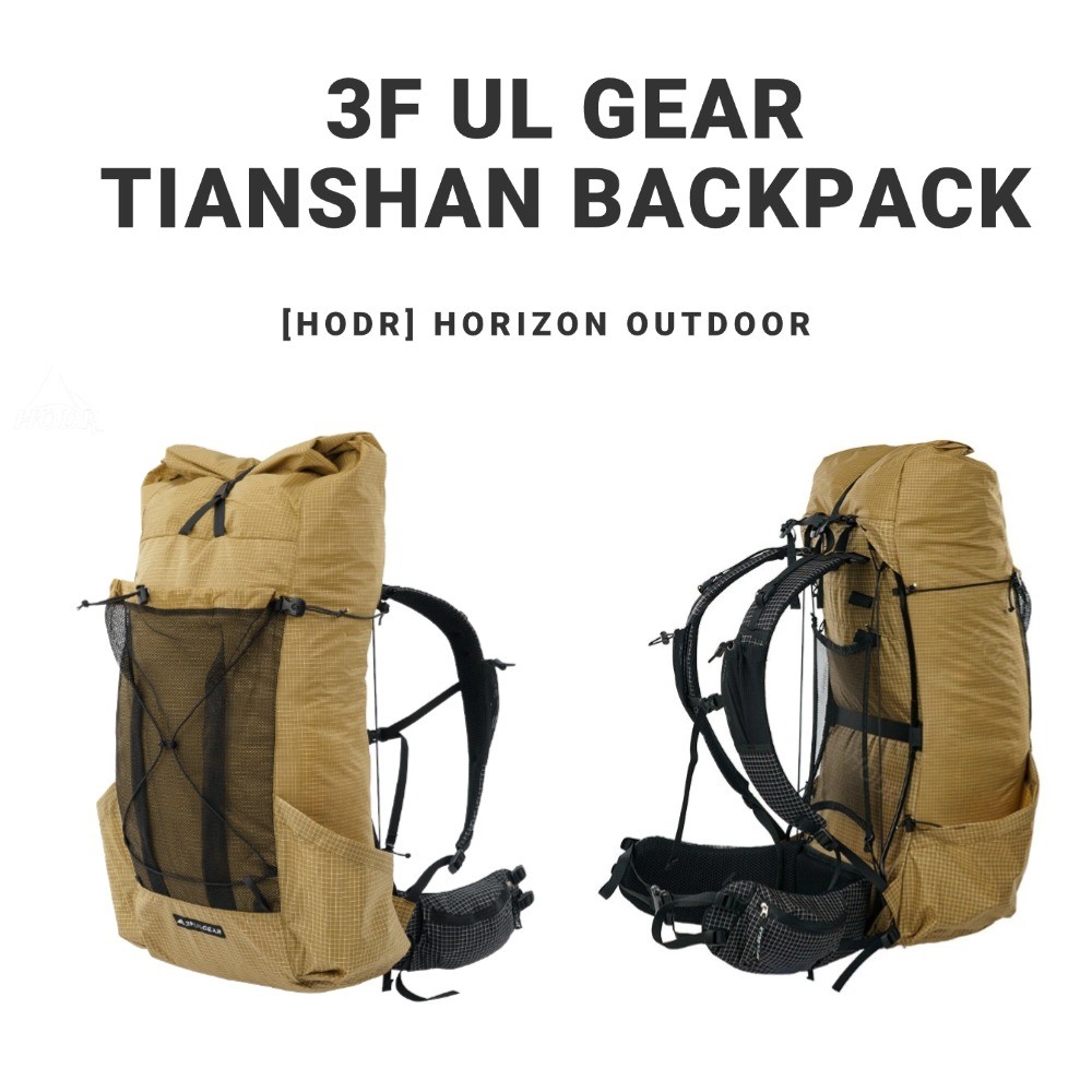 [HODR] 3f UL GEAR TIANSHAN กระเป๋าเป้สะพายหลังแคมป์ปิ้งกลางแจ้ง DYNEMA ผ้า Ultralight 960g 15 กก. Be