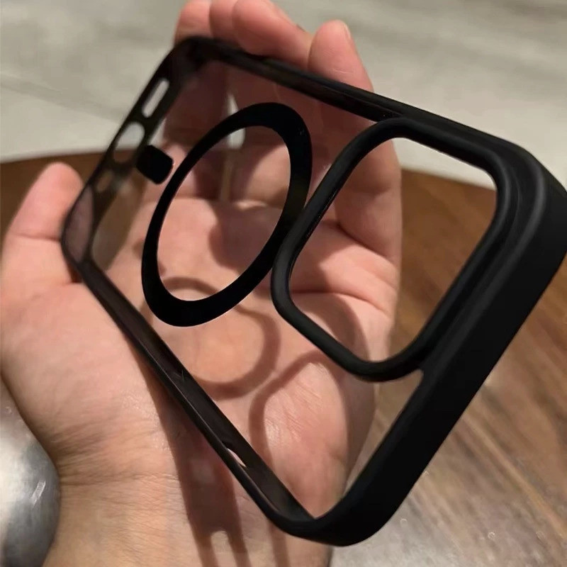 เคสแม่เหล็กอะครีลิคด้าน For IPhone 16 15 14 13 12 11 17 Pro Max 7 8 Plus XS Max รองรับการชาร์จแบบไร้สาย