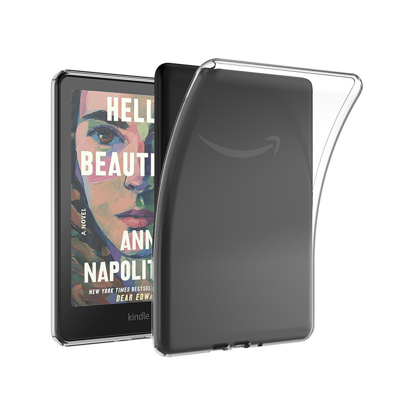 เคสซิลิโคนสําหรับ Kindle Paperwhite 2024 7 นิ้ว 12th Gen/Colorsoft Signature Edition เคสใสใส Soft TPU ฝาหลัง
