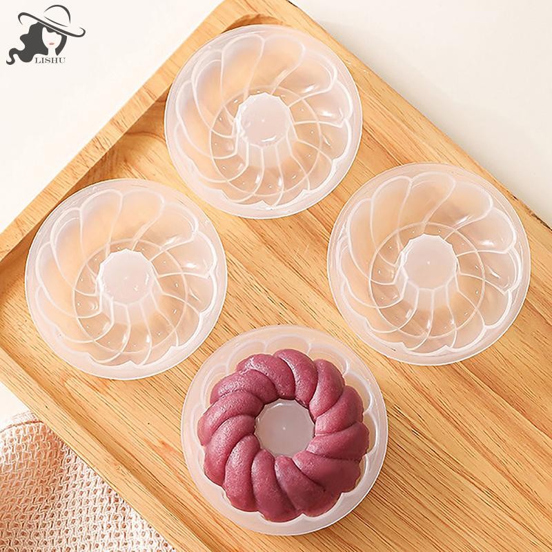 Lishu 1/4 ชิ้น PP Donut แม่พิมพ์เค้กครัวเบเกอรี่บิสกิตแม่พิมพ์เกรดอาหาร Donut ทํา Mould th