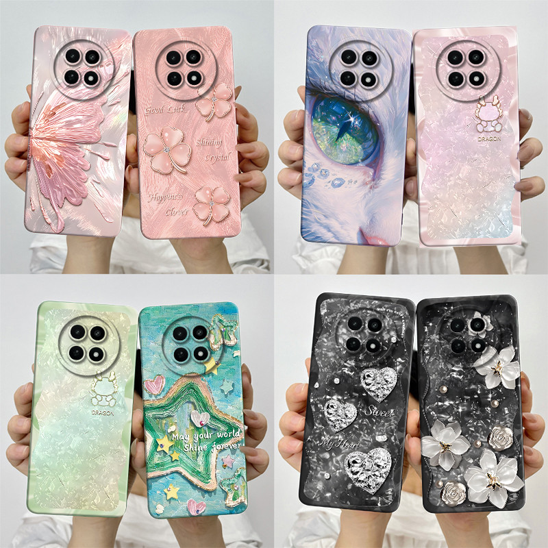 สําหรับ realme 12 5g/realme 12x 5g/narzo 70x 5g/realme c65 5g น่ารักการ์ตูนปกหลังสําหรับ realme12/re