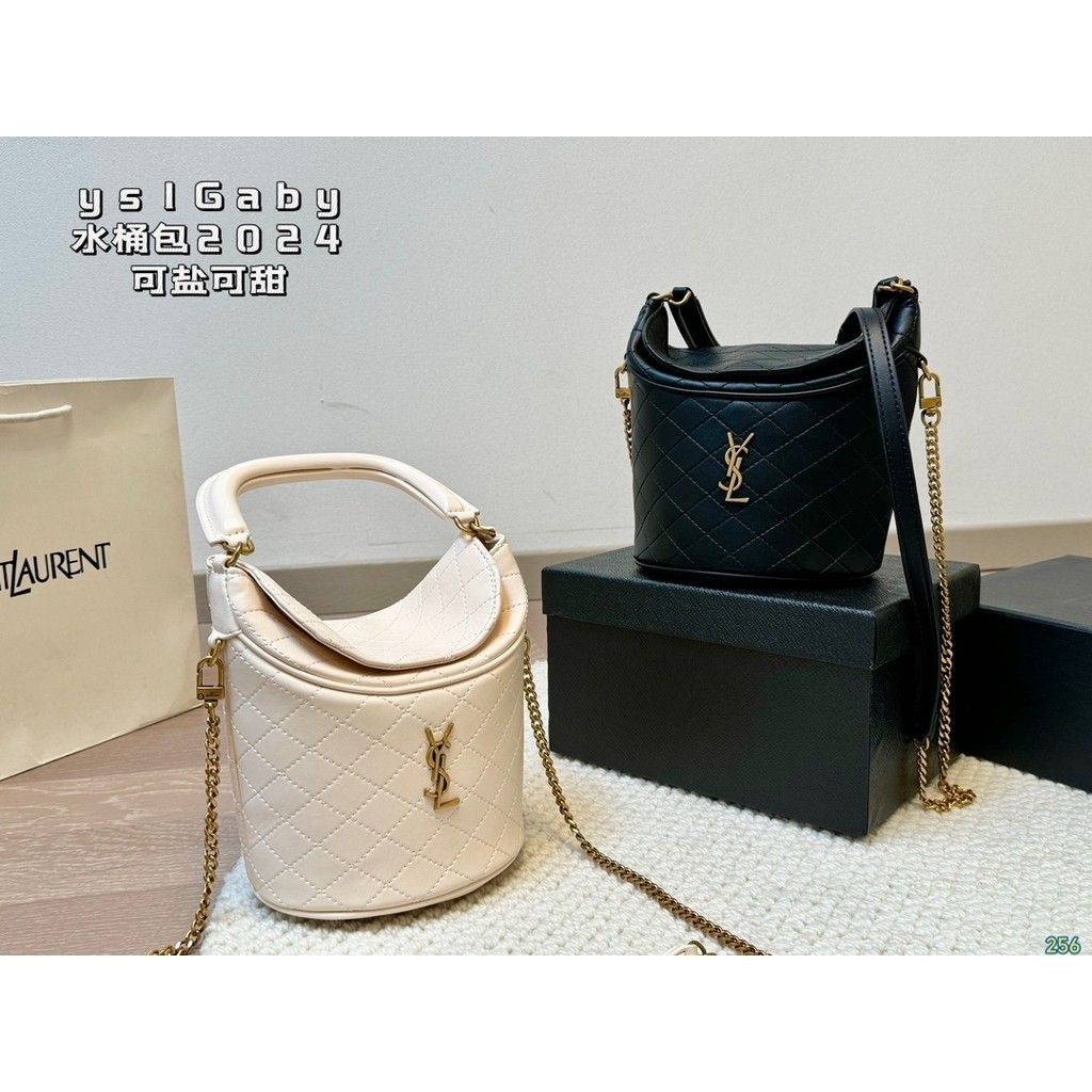 Ysl กระเป๋าสะพายผู้ชายและผู้หญิงกระเป๋าสะพาย Tote กระเป๋าผู้หญิงกระเป๋าถือกระเป๋าช้อปปิ้งหรูหรา